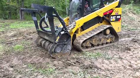 cat skid steer forestry package